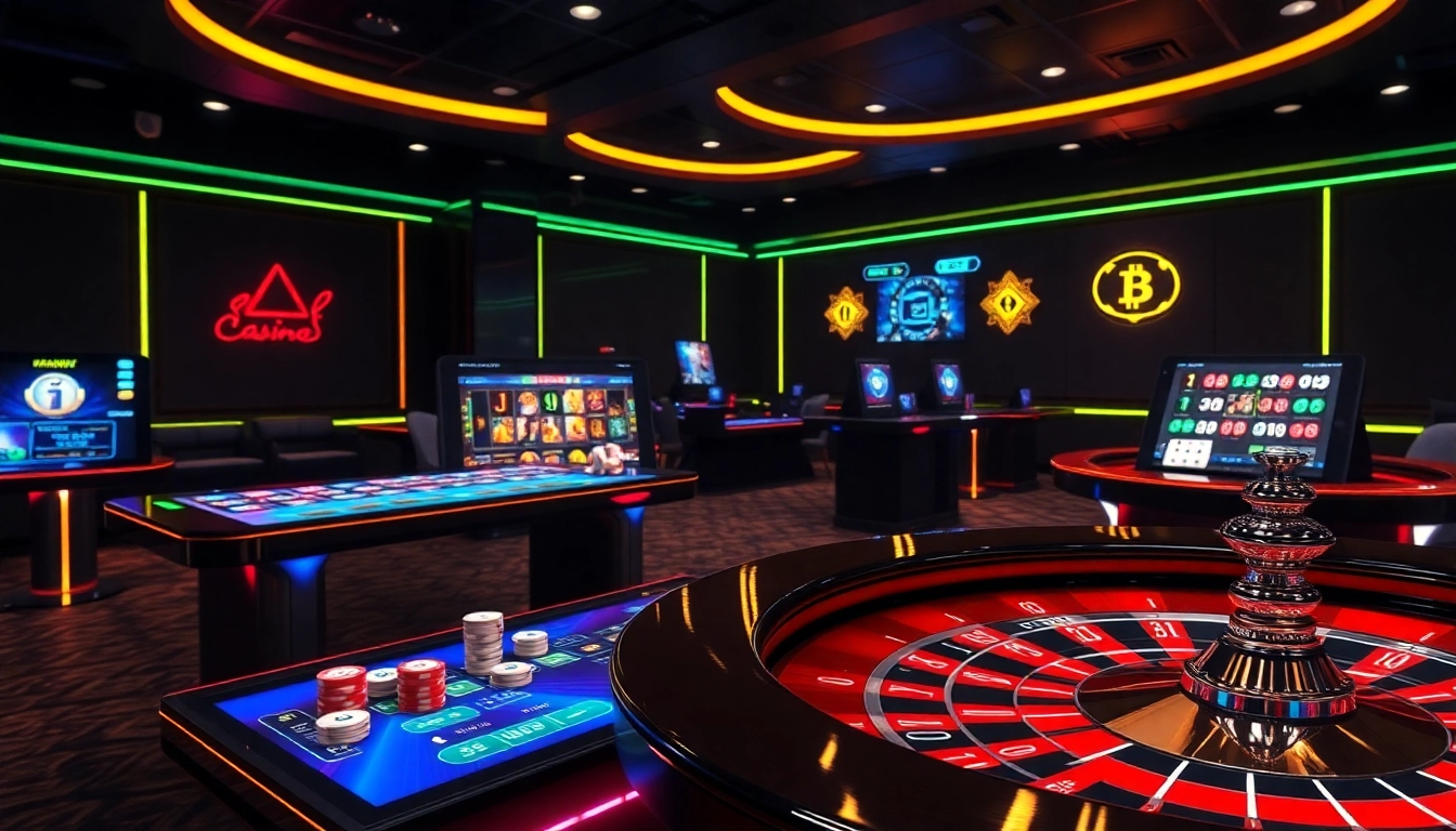 Vivez des parties palpitantes dans un casino en ligne crypto, avec des machines à sous dynamiques et des tables numériques.