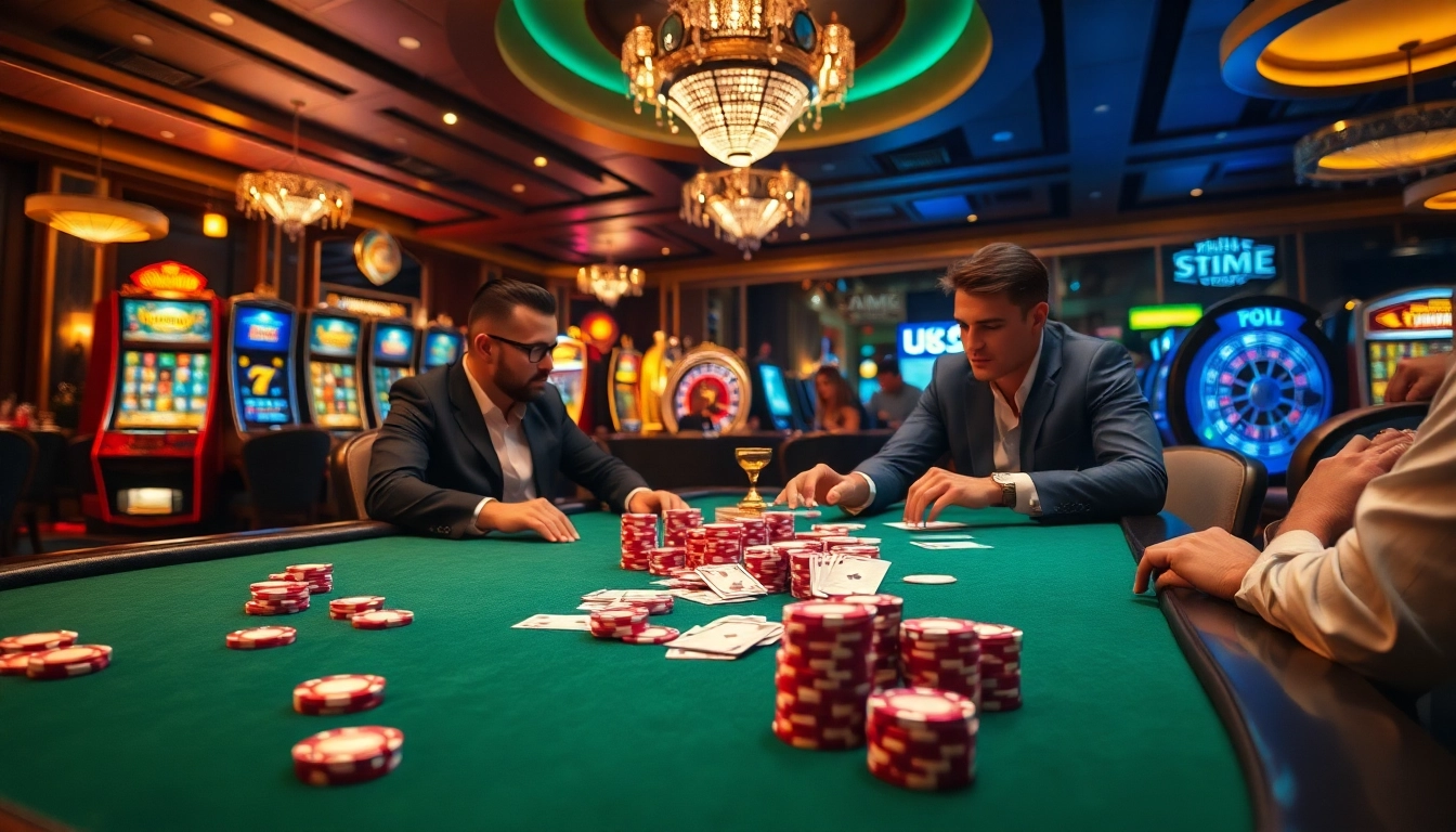 Experience the thrill of rik vip at an upscale casino table with cards and chips.