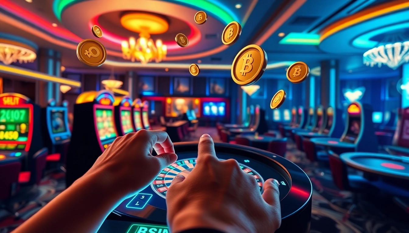 Profitez d'une expérience de casino crypto en ligne avec des jeux modernes et des gains potentiels.